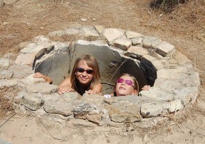 Kaat en Amber op vakantie op Sicilië