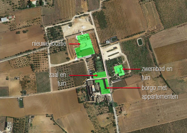 Satellietfoto borgo delle olive