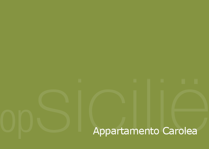 opSicilie - Appartamento Carolea in de Borgo delle olive