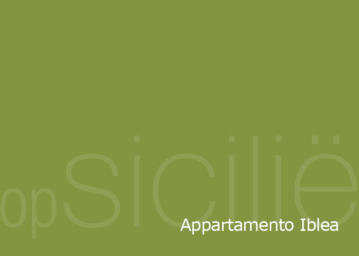 opSicilie - Appartamento Iblea in de Borgo delle olive