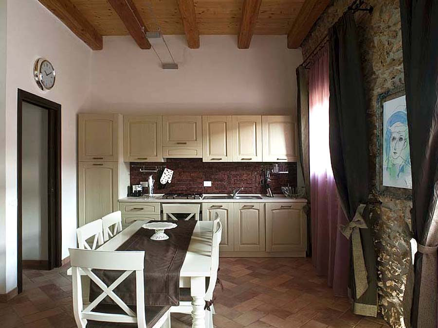 The kitchen of Appartamento Carolea