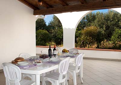 Op de veranda van Casa Giudeo