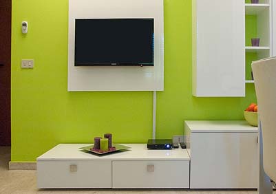 The TV in Appartamento Fasolaro