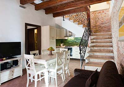 The living room of Appartamento Verdello